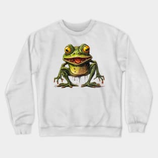 Creepy Frog Crewneck Sweatshirt